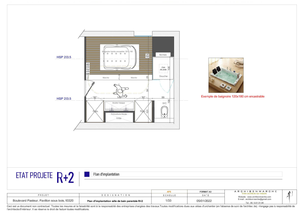 Salle d eau et espaces privatifs